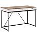 Scrivania Hinton Marrone/ Bianco 120 Cm 60 Cm Con Contenitore - Foto miniatura 6