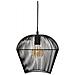 Lampada A Sospensione In Metallo Cablato - H 25 Cm - Nero - Foto miniatura 1