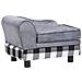 Divano per Cani Grigio 57x34x36 cm in Peluche - Foto miniatura 1