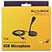 65868 PC microphone Cablato Nero microfono - Foto miniatura 3