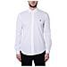 Camicia Uomo Leggera In Piqué Bianco - Foto miniatura 1
