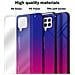 Custodia Compatibile Con Samsung Galaxy A22 4g / M22 / M32 4g In Viola - Rosso - Coperchio Protettivo Bicolore In Vetro Temperato E Silicone Tpu - Foto miniatura 7