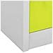 Armadietto a Chiave Grigio Chiaro e Verde 90x45x92,5 cm Acciaio - Foto miniatura 3