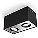 Applique Led Doppia Warmglow 9w Box Nero 100x202x102 Mm Metallo - Foto miniatura 1
