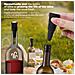 Versatore / aeratore Vino + Tappo / stopper Vino, Pack Utilità Accessori Vino, Versa Vino E Stoppa Vino, Aeratore E Versatore In Acciaio Inossidabile E Tappo Vino In Silicone Riutilizzabile - Foto miniatura 6