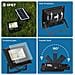 Faro Led 10w Pannello Solare Luce Esterno Alta Luminosita 200 Lm + Telecomando - Foto miniatura 3