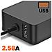 Caricabatterie Da Parete Per Microsoft Surface Carica Rapida 44w Nero - Foto miniatura 4