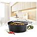 Pentola Con Coperchio Mr-4424 Nero Alluminio Ø 24 Cm 3,5 L - Foto miniatura 2
