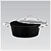 Pentola Con Coperchio Mr-4424 Nero Alluminio Ø 24 Cm 3,5 L - Foto miniatura 3