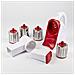 Grattugia Elettrica G20133 Parmino Chef Potenza 240 W Colore Bianco /Rosso - Foto miniatura 6