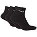 3ppk Value Cotton Quarter Sx4926-001, Unisex, Nero, 38-42 - Foto miniatura 2