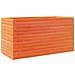 Fioriera Giardino Marrone Cera 90x40x45,5cm Legno Massello Pino - Foto miniatura 2