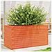 Fioriera Giardino Marrone Cera 90x40x45,5cm Legno Massello Pino - Foto miniatura 1