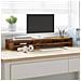 Supporto Per Monitor Legno Antico 100x24x13cm Legno Multistrato - Foto miniatura 3