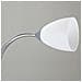 Lampada Piantana da Terra 180cm Design Moderno 2 Bracci Paralume Metallo Grigio - Foto miniatura 4
