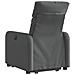 Poltrona Alzapersona Reclinabile Grigio Scuro In Tessuto - Foto miniatura 4