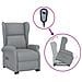Lusso Casadino -  Poltrona Alzapersona Grigio Chiaro Tessuto - Foto miniatura 1