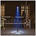 Lusso Casadino -  Albero Di Natale Pennone Blu 108 Led 180 Cm - Foto miniatura 8