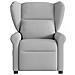 Poltrona Reclinabile Massaggio Elettrica Grigio Nuvola Tessuto - Foto miniatura 4