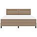 Letto a Molle con Materasso Cappuccino Super King in Pelle Sintetica - Foto miniatura 8