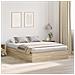 Struttura Letto con Contenitore in Rovere Sonoma 140x200 cm - Foto miniatura 2