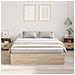 Struttura Letto con Contenitore in Rovere Sonoma 140x200 cm - Foto miniatura 5