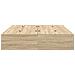 Struttura Letto con Contenitore in Rovere Sonoma 140x200 cm - Foto miniatura 6