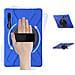 Custodia Per Samsung Galaxy Tab S8 Con Supporto E Tracolla Blu - Foto miniatura 2