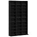 Mobile porta CD con lo scaffale Rovere nero 101 x 23 x 177.5 cm - Foto miniatura 1