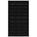 Mobile porta CD con lo scaffale Rovere nero 101 x 23 x 177.5 cm - Foto miniatura 6