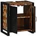 Mobile Lavabo con porta Marrone Legno massello di recupero - Foto miniatura 4