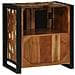 Mobile Lavabo con porta Marrone Legno massello di recupero - Foto miniatura 7