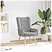Sedia rilassante Grigio nuvola 63 x 67 x 94 cm Tessuto - Foto miniatura 2