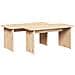Tavolino da salotto 2 pcs Naturale 100 x 69 x 35.5 cm - Foto miniatura 5