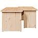 Tavolino da salotto 2 pcs Naturale 100 x 69 x 35.5 cm - Foto miniatura 9