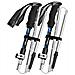 Set Di Bastoncini Da Trekking Pro A 5 Sezioni: Lega Di Alluminio, Pieghevoli, Estensibili Per Escursioni E Avventure All'aperto Black - Foto miniatura 1