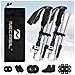 Set Di Bastoncini Da Trekking Pro A 5 Sezioni: Lega Di Alluminio, Pieghevoli, Estensibili Per Escursioni E Avventure All'aperto Black - Foto miniatura 3