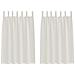 Tende con tende 2 pcs Crema 140x140cm Poliestere - Foto miniatura 1