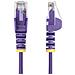 Cavo Ethernet CAT6 Viola da 10m; Patch UTP con Plug RJ45 Antigroviglio e Rilievi di Trazione, Cavo Lan Slim in Rame Puro 28AWG, Sottoposto a test Fluke - Foto miniatura 5