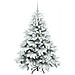 Albero di Natale artificiale con 150 LED Bianco 150 cm PE e PVC - Foto miniatura 3