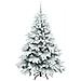 Albero di Natale artificiale con 150 LED Bianco 150 cm PE e PVC - Foto miniatura 4