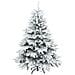 Albero di Natale artificiale con 150 LED Bianco 150 cm PE e PVC - Foto miniatura 5