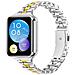 Cinturino In Acciaio Inossidabile Con Perle Compatibile Con Xiaomi 8 Pro / 9 Pro /redmi Watch 4/5 Silver+gold - Foto miniatura 2