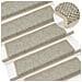 Tappeti Autoadesivi Scale Aspetto Sisal 30 pz 65x21x4 cm Verdi - Foto miniatura 6