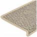 Tappeti Autoadesivi Scale Aspetto Sisal 30 pz 65x21x4 cm Verdi - Foto miniatura 7