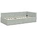 Struttura Letto Angolare con Materasso 2 pcs Grigio chiaro - Foto miniatura 6