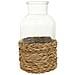 Vaso In Vetro E Corda In Carta Marrone D10,5x20h - Foto miniatura 3
