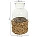 Vaso In Vetro E Corda In Carta Marrone D10,5x20h - Foto miniatura 4