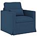 Divano 2 pcs Blu 158 x 78 x 80 cm Tessuto - Foto miniatura 4