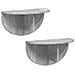 Scaffale da parete 2 pcs Grigio cemento 48 x 24 x 24 cm - Foto miniatura 1